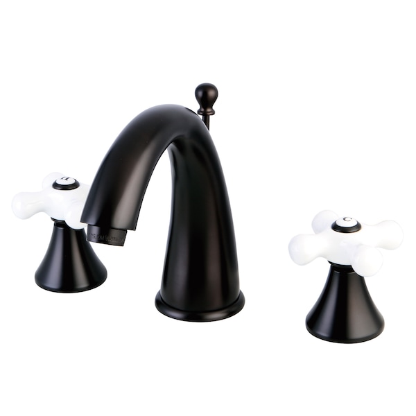 8" Widespread Bathroom Faucet, Oil Rubbed Bronze